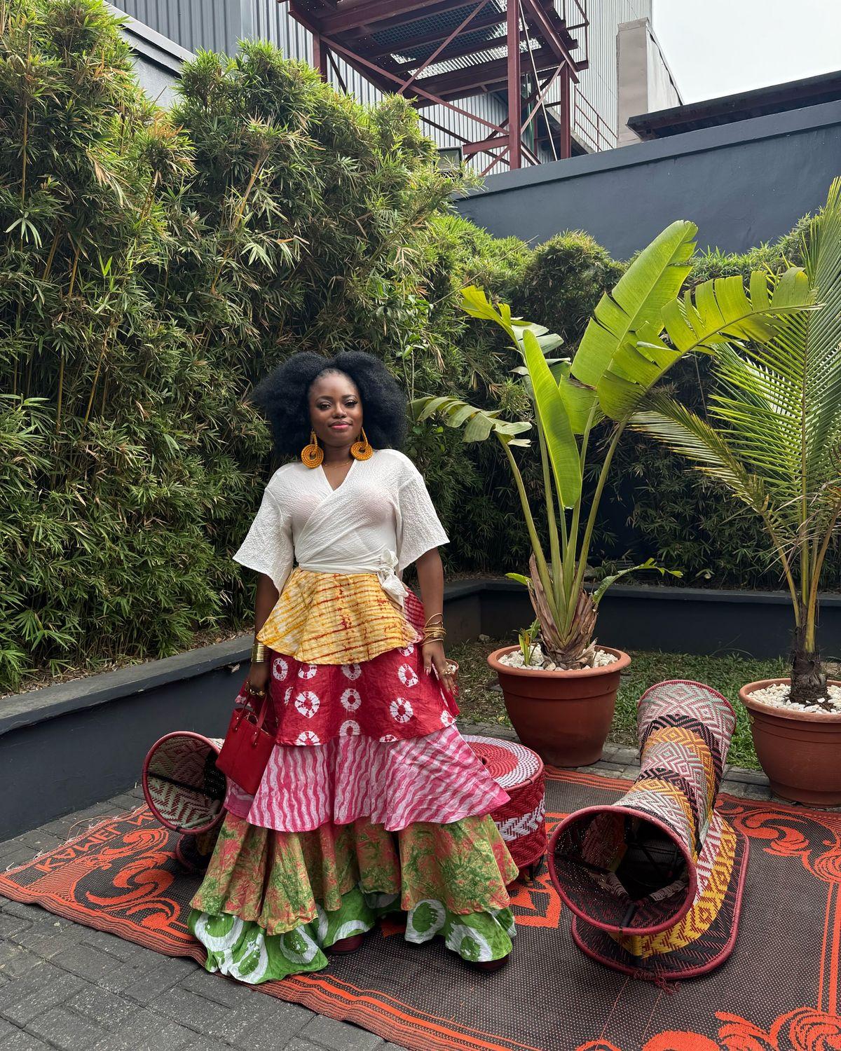 Adire two piece